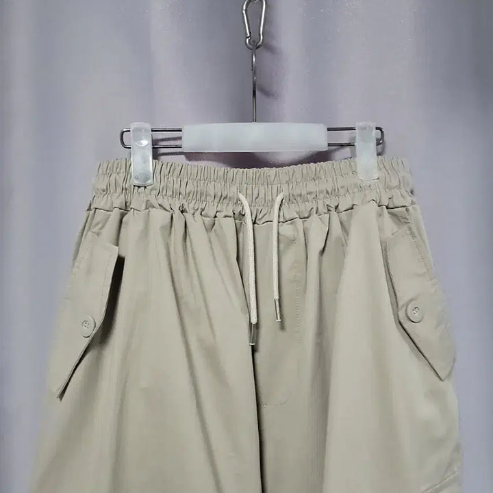 [BUNJANG] Cargo Shirring Bermuda Shorts / 카고 셔링 버뮤다 팬츠