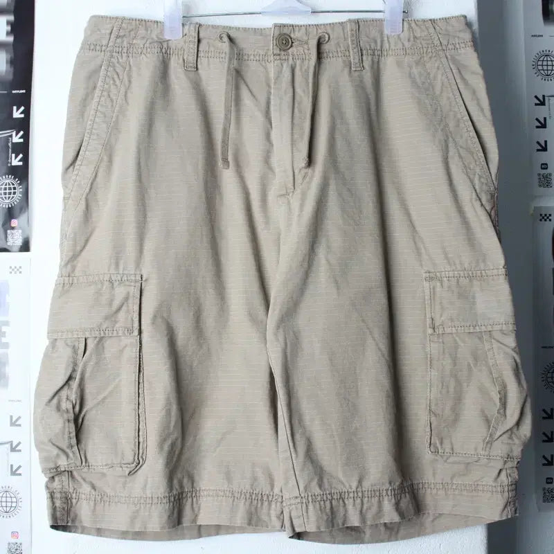 [BUNJANG] GAP Cargo Pants Beige Old School XL / (XL) 갭 반바지 팬츠 카고 베이지 올드스쿨-260A