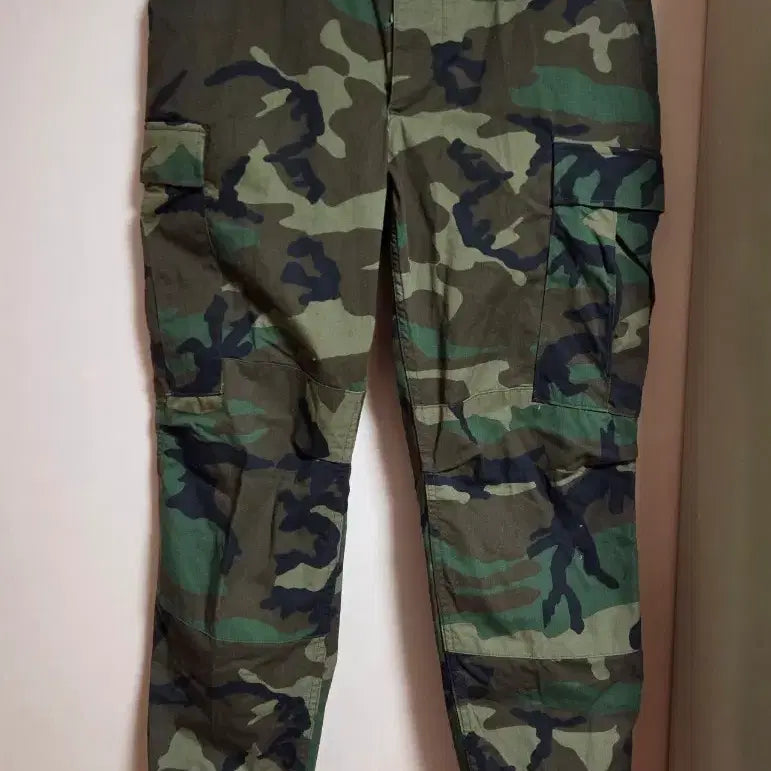 [BUNJANG] Woodland Pattern Military Cargo Pants / 밀리터리 카고 바지 우드랜드 패턴