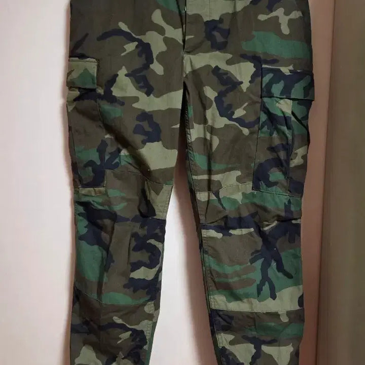 [BUNJANG] Woodland Pattern Military Cargo Pants / 밀리터리 카고 바지 우드랜드 패턴