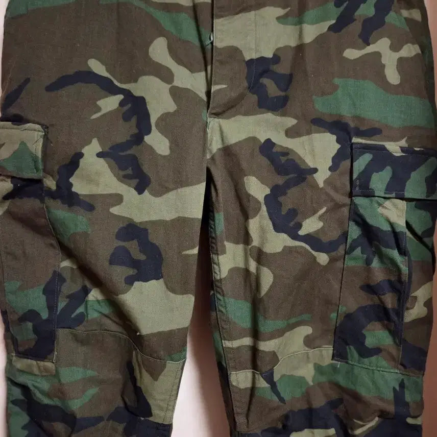 [BUNJANG] Woodland Pattern Military Cargo Pants / 밀리터리 카고 바지 우드랜드 패턴