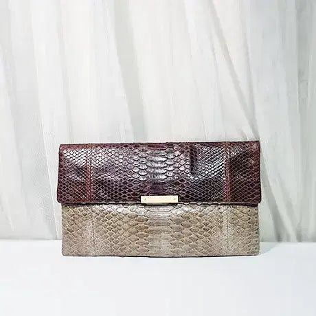 [BUNJANG] Tally Python Clutch Bag / 탈리 파이톤 클러치