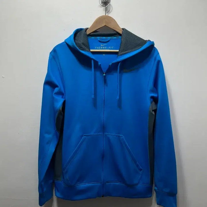 [BUNJANG] Nike Therma-FIT Blue Full Zip Hoodie - Medium / 나이키 써마핏 파란색 후드집업 M