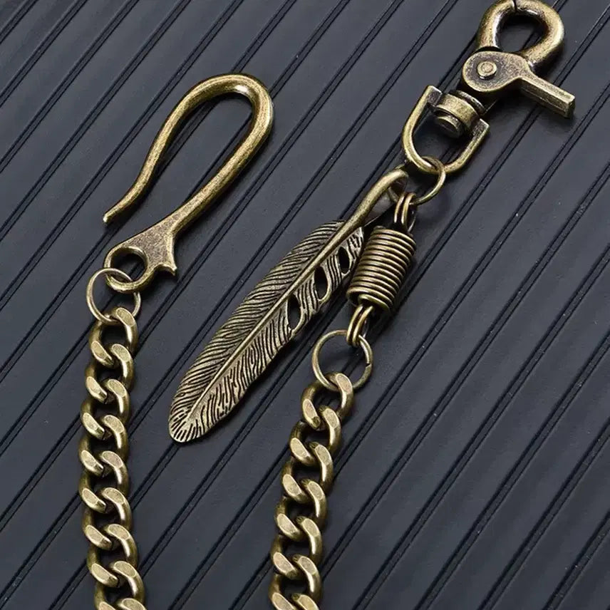 [BUNJANG] Vintage Style Gold Pants Chain / Wallet Chain / 빈티지 스타일 금색 바지 체인 / 월렛 체인