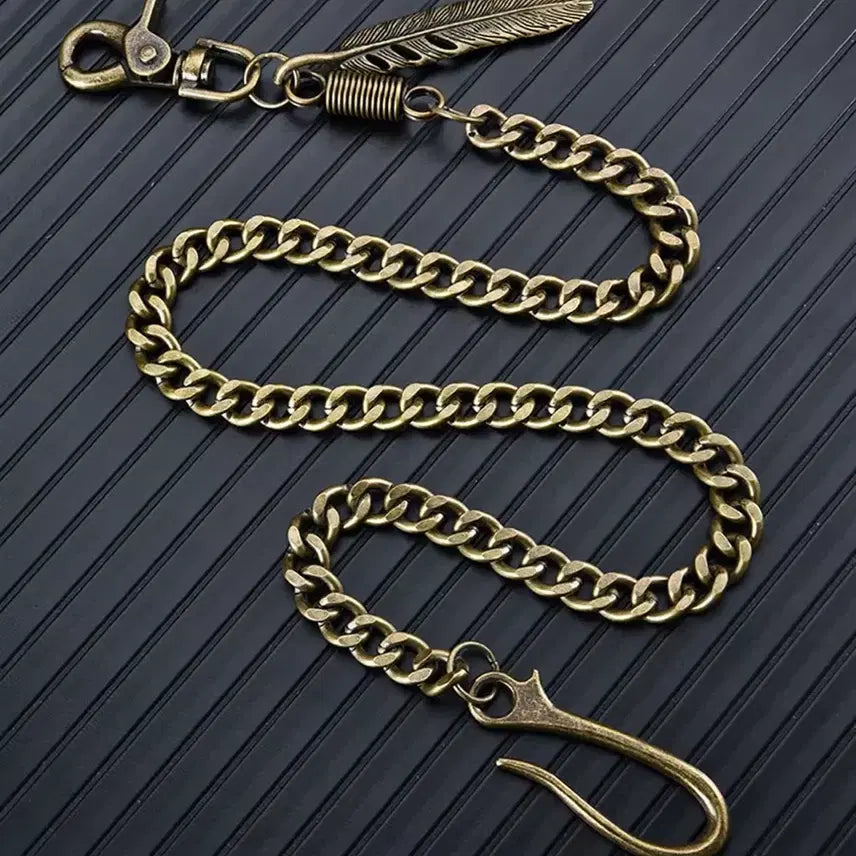 [BUNJANG] Vintage Style Gold Pants Chain / Wallet Chain / 빈티지 스타일 금색 바지 체인 / 월렛 체인