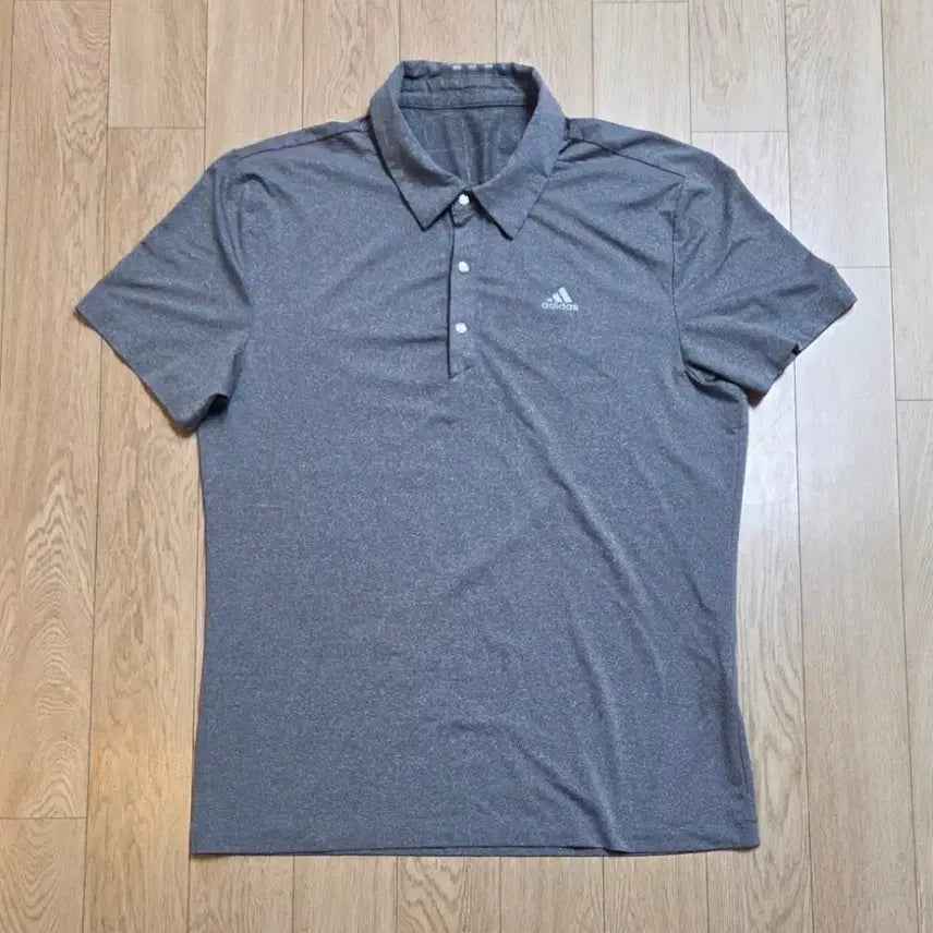 [BUNJANG] Adidas Collar Short Sleeve T-Shirt Size 100 / 미사용 아디다스 카라 반팔티 100사이즈  (줄자사진 참고하시길요)