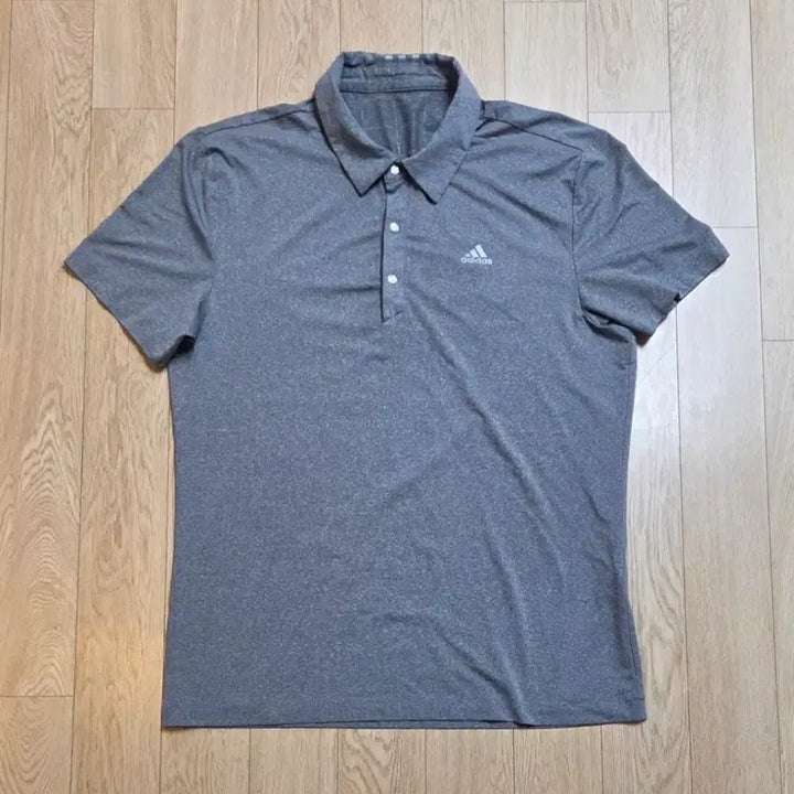 [BUNJANG] Adidas Collar Short Sleeve T-Shirt Size 100 / 미사용 아디다스 카라 반팔티 100사이즈  (줄자사진 참고하시길요)