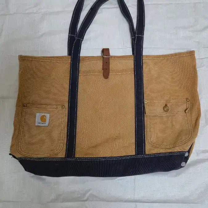 [BUNJANG] Carhartt Remake Duck Canvas Tote Bag / 칼하트 리메이크 토트백