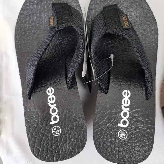 [BUNJANG] Boree Wedge Platform Flip-Flop Sandals Black / boree 통굽 웨지 쪼리 슬리퍼 블랙