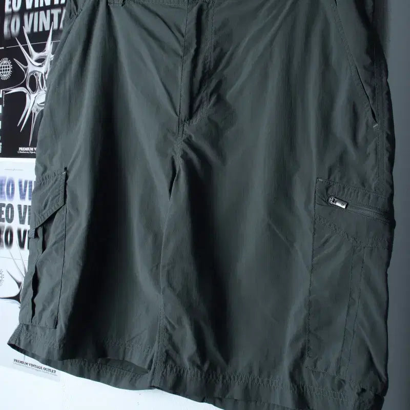 [BUNJANG] Columbia Cargo Nylon Shorts Green 2XL / (2XL) 컬럼비아 반바지 팬츠 빅사이즈 카고 그린 나일론-260E