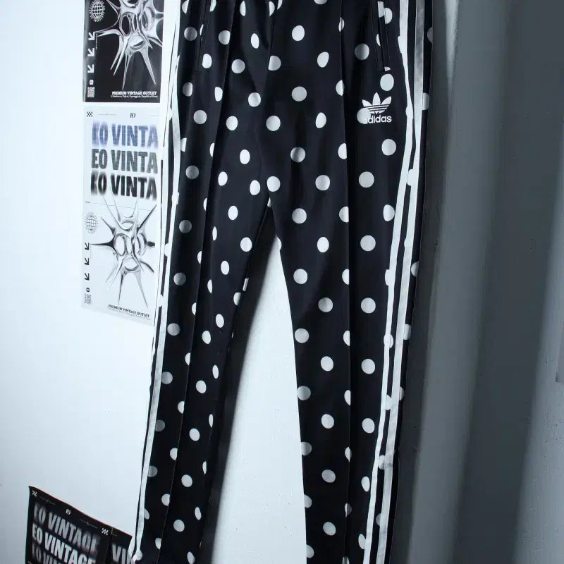 [BUNJANG] Adidas Firebird Dot Track Pants Black / W(M) 아디다스 트레이닝복 바지 파이어버드 도트 블랙 KC-2610