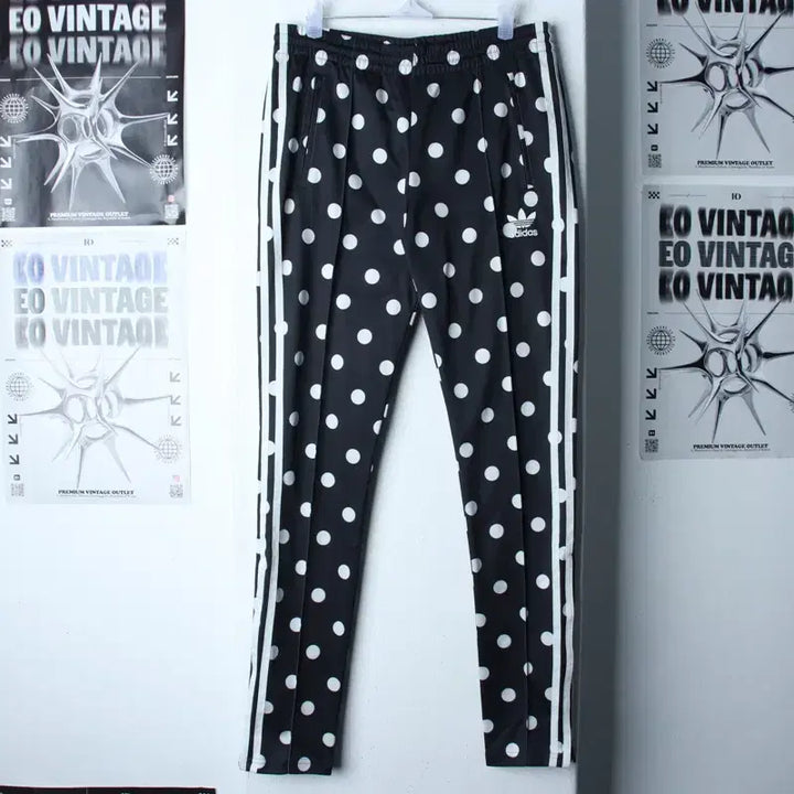 [BUNJANG] Adidas Firebird Dot Track Pants Black / W(M) 아디다스 트레이닝복 바지 파이어버드 도트 블랙 KC-2610