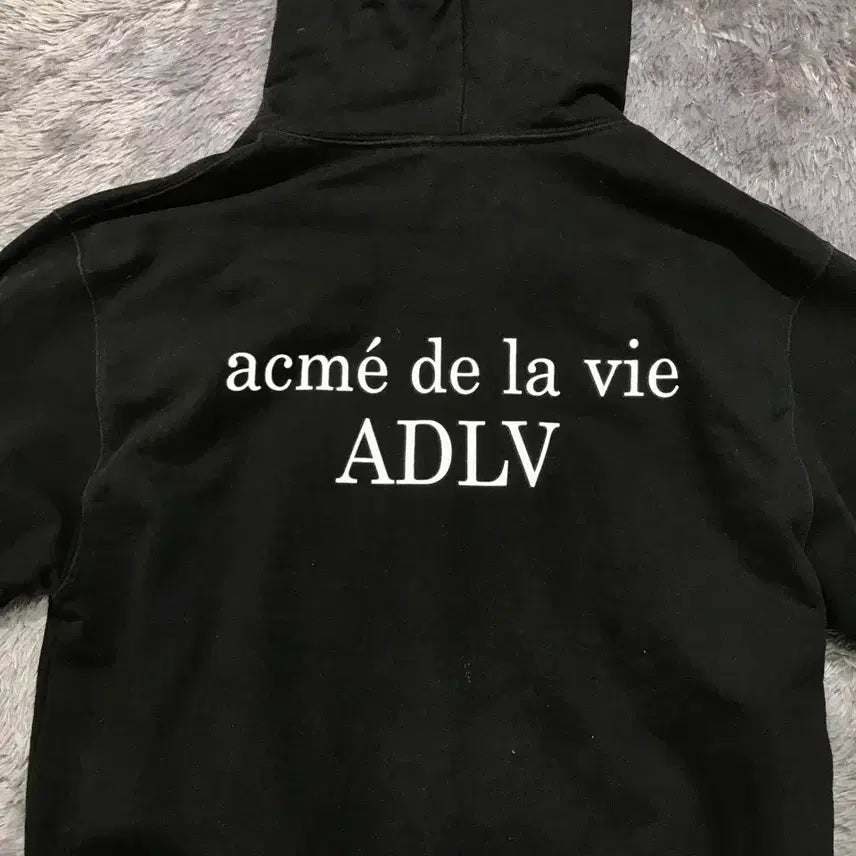 [BUNJANG] ADLV Baby Face Oversized Hoodie Black / [[2,A급,공용] 아크메드라비(ADLV) 코파는소년 후드티셔츠@319