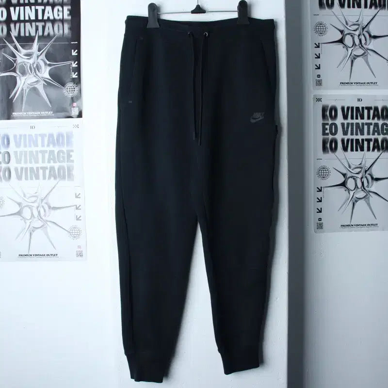 [BUNJANG] Nike Tech Pack Jogger Pants Black / (L-XL) 나이키 트레이닝복 바지 테크팩 조거 블랙 스트릿-2611