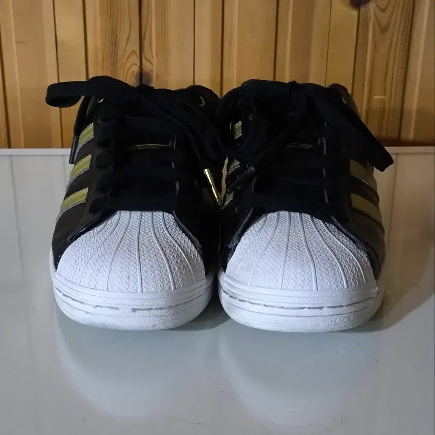 [BUNJANG] Adidas Superstar Mule Sneakers Black Gold / 230mm 아디다스 슈퍼스타 뮬 스니커즈 블랙골드