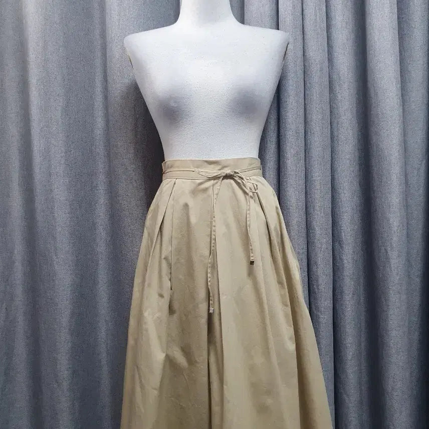 [BUNJANG] Beige Crinkled Skirt / S베이지 바스락 스커트
