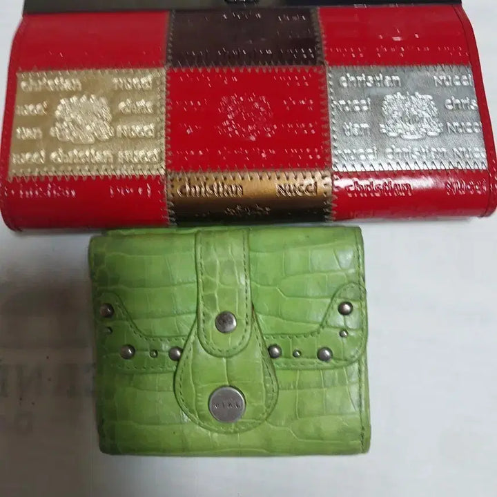 [BUNJANG] Christian Nucci &amp; NIAC Leather Wallets Bundle Set / Christian Nucci / NIAC 지갑 2종 일괄