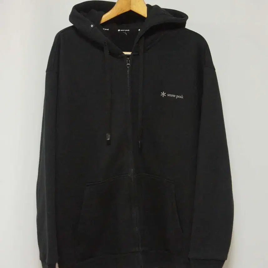 [BUNJANG] Snow Peak Black Hooded Zip-Up Jacket Men&