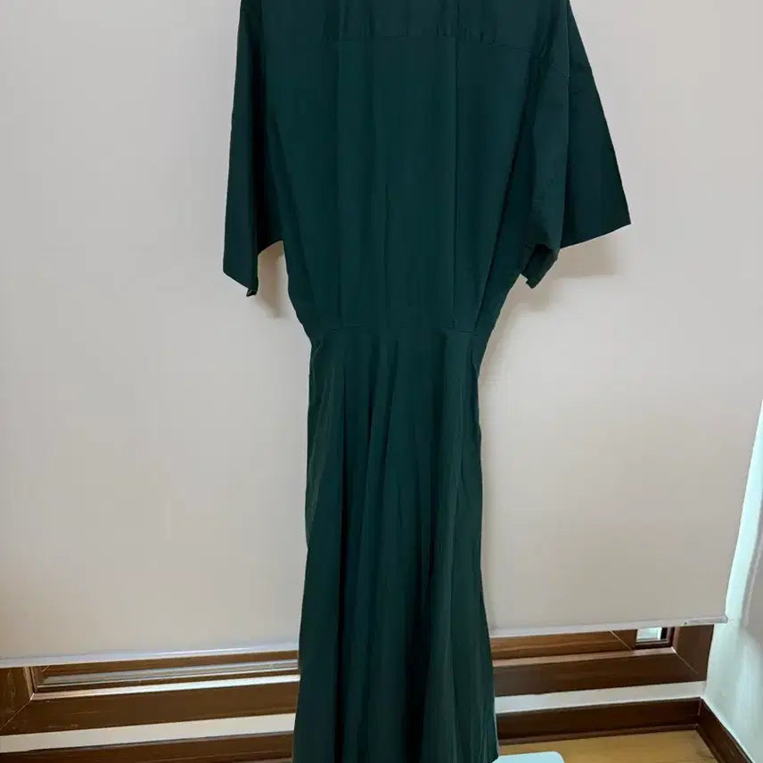 [BUNJANG] Norma Kamali Green Cotton Long Dress / NORMA KAMALI 그린 코튼 원피스