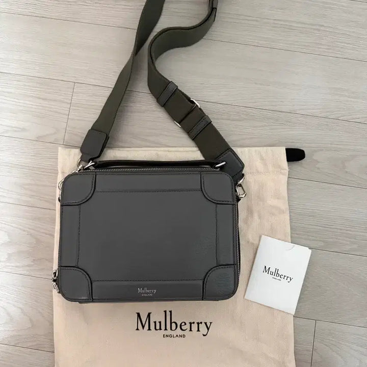 [BUNJANG] Mulberry Belgrave Crossbody Messenger Bag Charcoal / 멀버리 mulberry 벨그레이브 크로스바디 메신저백 차콜색상