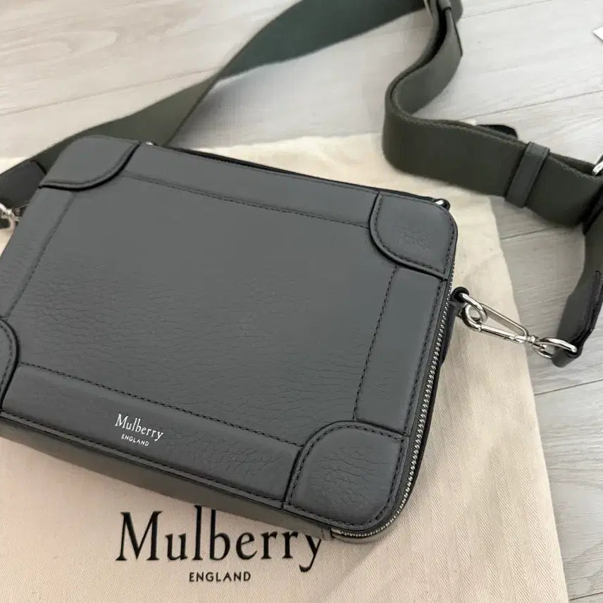 [BUNJANG] Mulberry Belgrave Crossbody Messenger Bag Charcoal / 멀버리 mulberry 벨그레이브 크로스바디 메신저백 차콜색상