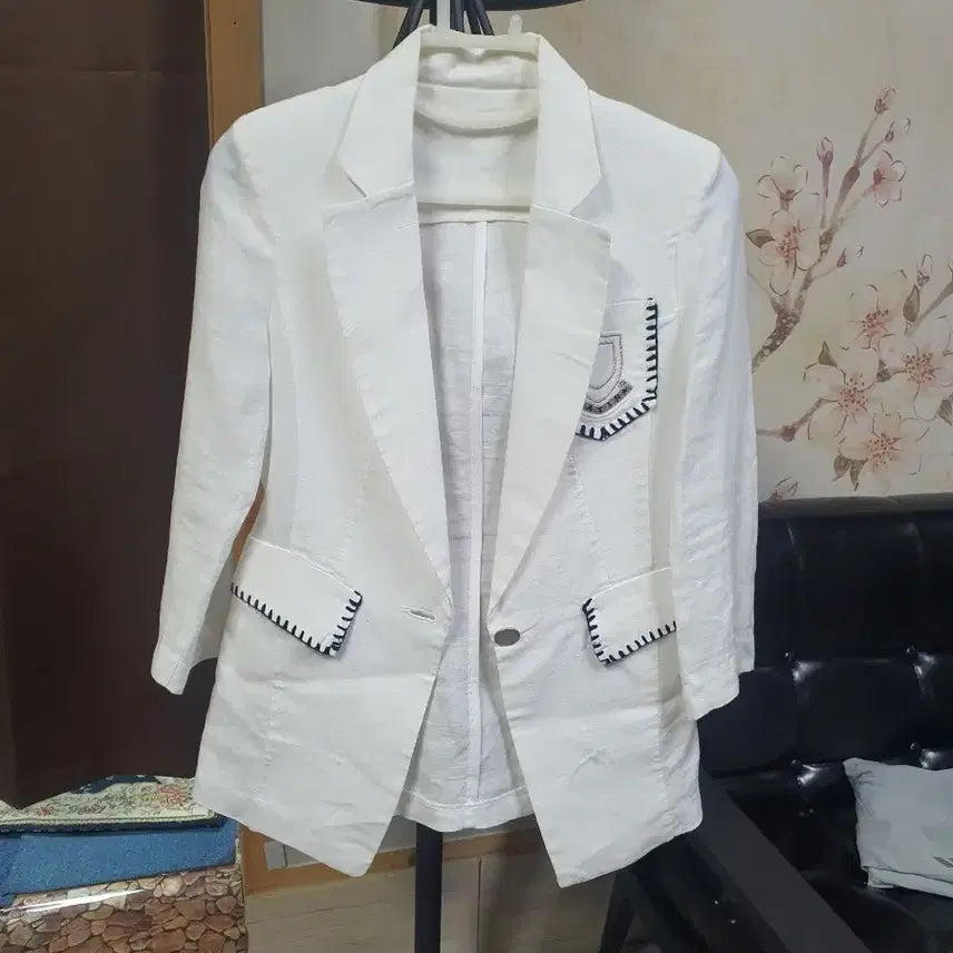 [BUNJANG] TERA White Cool Material Summer Jacket / TERA 화이트  쿨 소재  ㅇㅕ름 자켓