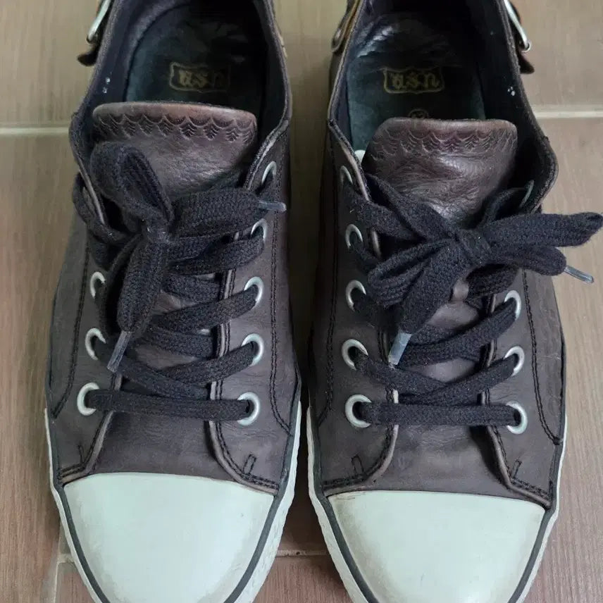 [BUNJANG] ASH Brown Leather Sneakers / ASH 아쉬 브라운 가죽 스니커즈