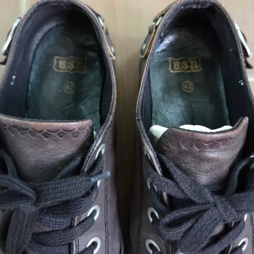 [BUNJANG] ASH Brown Leather Sneakers / ASH 아쉬 브라운 가죽 스니커즈