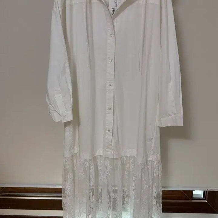 [BUNJANG] Sea New York White Lace Long Dress / Sea 뉴욕 화이트 레이스 롱 원피스