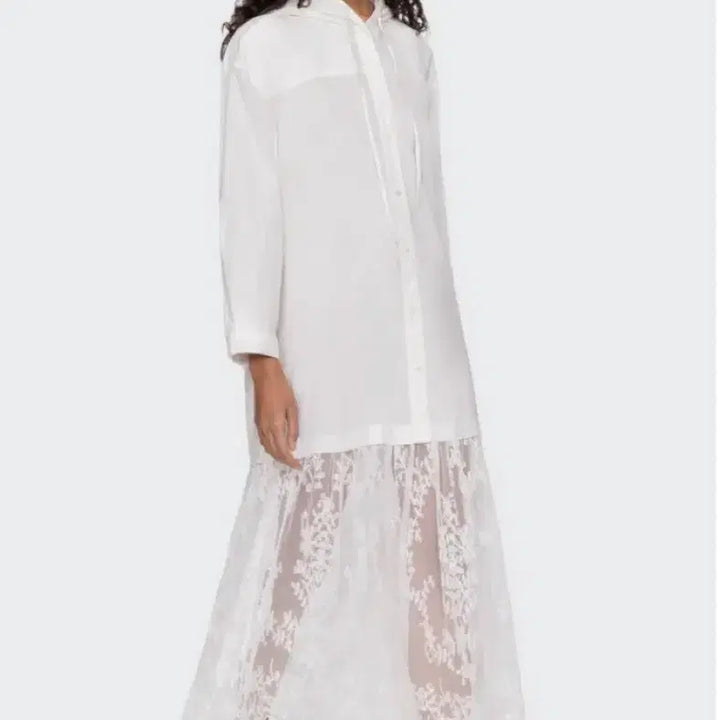 [BUNJANG] Sea New York White Lace Long Dress / Sea 뉴욕 화이트 레이스 롱 원피스