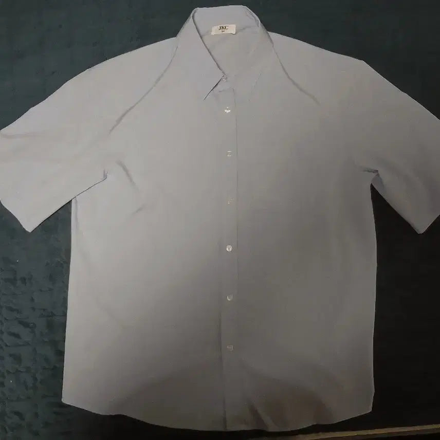 [BUNJANG] 4910 Oversized Wrinkle-Free Short Sleeve Shirt (4 Colors) / 4910 오버핏 링클프리 반팔 셔츠 (4색상)