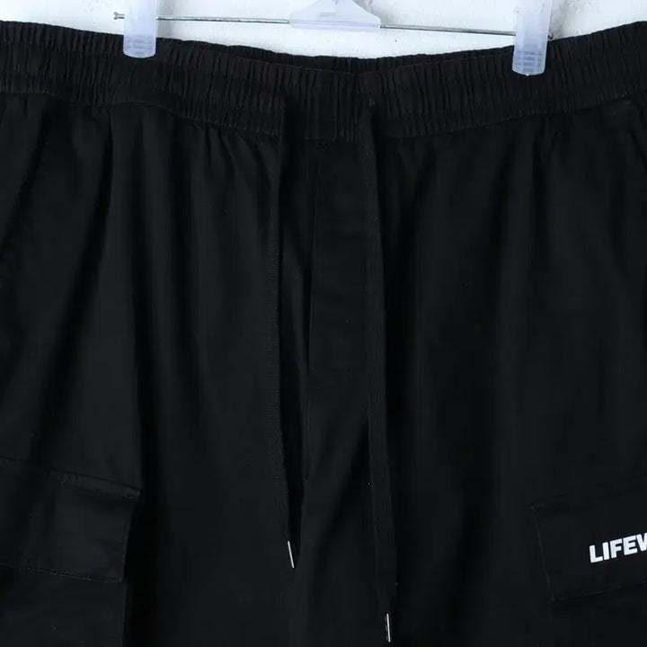 [BUNJANG] Lifework Cargo Jogger Training Pants Black / (L-XL) 라이프워크 트레이닝복 바지 카고 조거 블랙 스트릿-2618