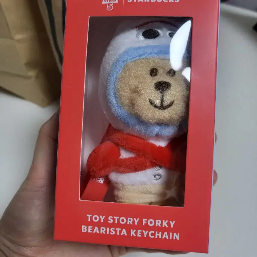 [BUNJANG] Starbucks Toy Story Forky Bearista Keychain / 스타벅스 토이스토리 포키 베어리스타 키체인