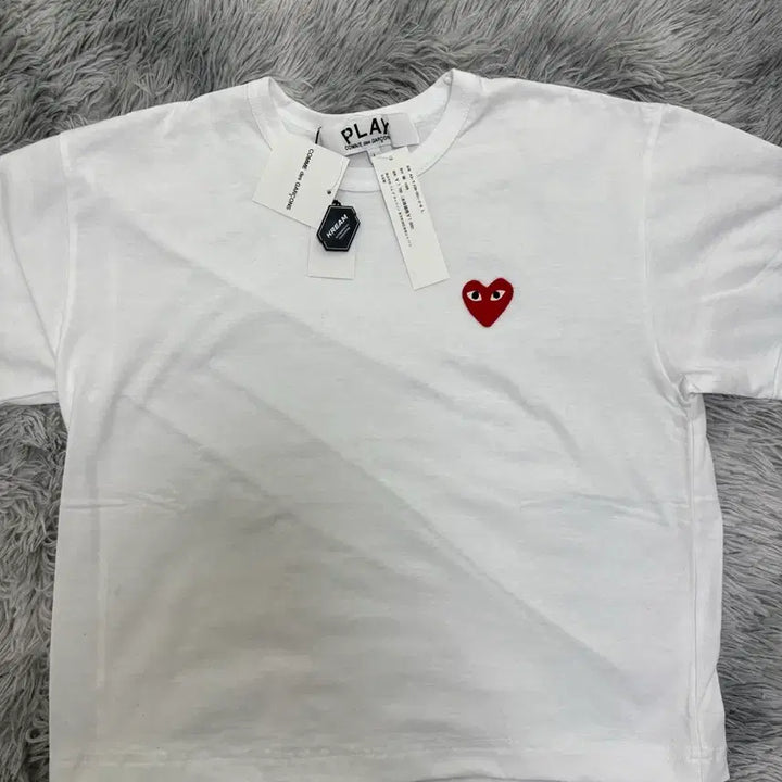 [BUNJANG] Comme des Garçons T-Shirt (White) / 꼼데가르송 반팔 새상품