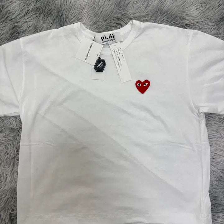 [BUNJANG] Comme des Garçons T-Shirt (White) / 꼼데가르송 반팔 새상품