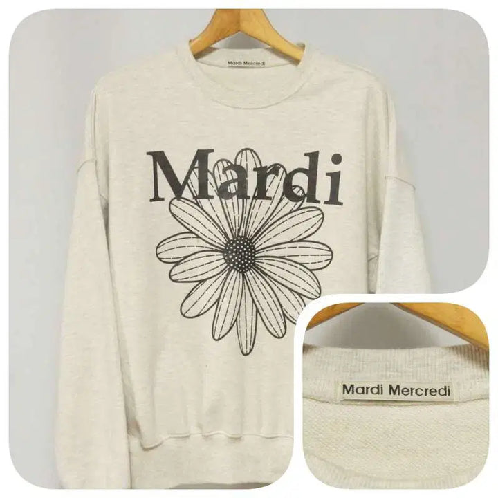 [BUNJANG] Mardi Mercredi Big Logo Sweatshirt Women&