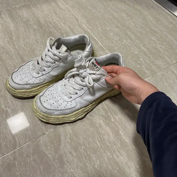 [BUNJANG] Mihara Yasuhiro Wayne White Shoes Size 43 / 미하라야스히로 웨인 화이트 43