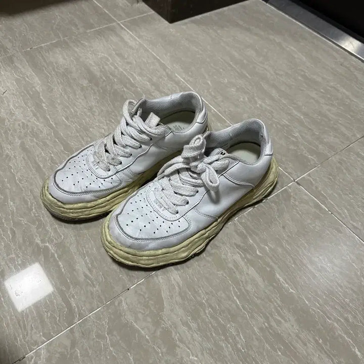 [BUNJANG] Mihara Yasuhiro Wayne White Shoes Size 43 / 미하라야스히로 웨인 화이트 43