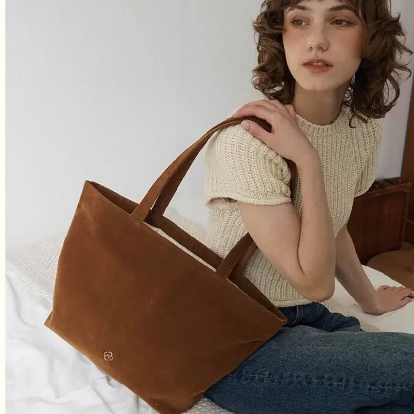[BUNJANG] HyeRri Suede Big Bag / 히어리 스웨이드 빅백