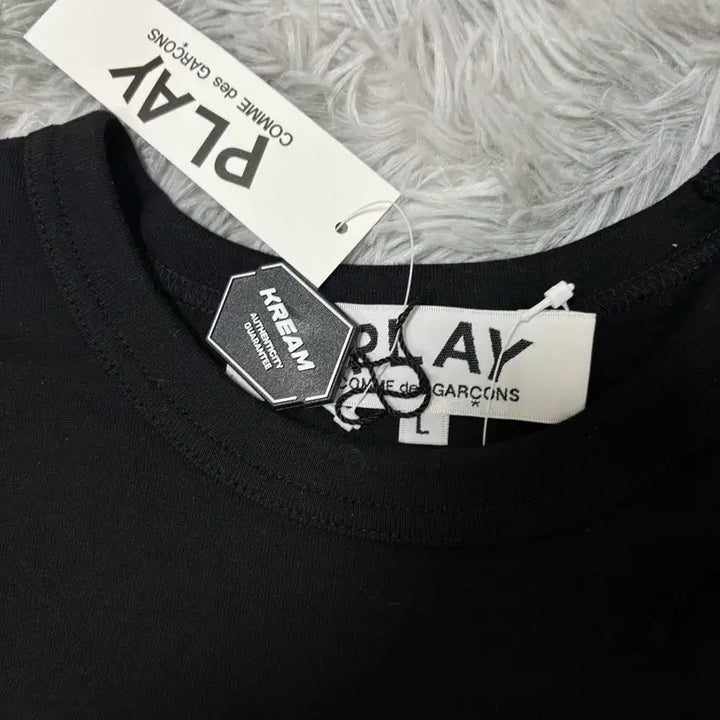 [BUNJANG] Comme des Garçons Black Cotton Short Sleeve T-Shirt / 꼼데가르송 반팔 새상품