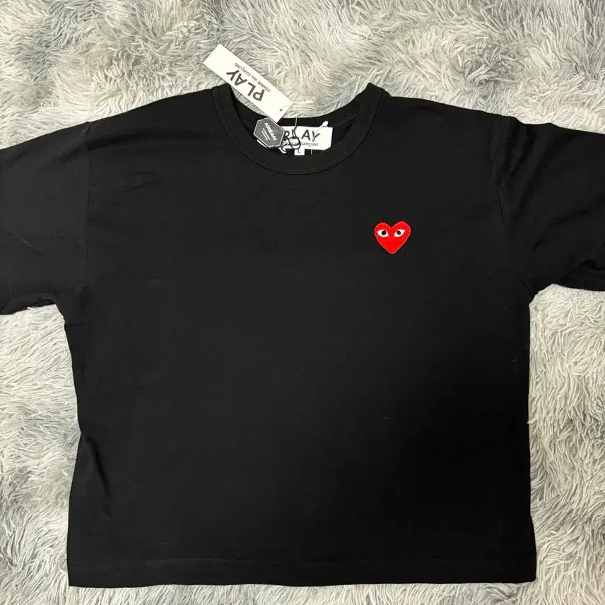 [BUNJANG] Comme des Garçons Black Cotton Short Sleeve T-Shirt / 꼼데가르송 반팔 새상품