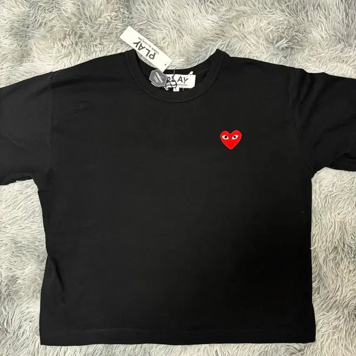 [BUNJANG] Comme des Garçons Black Cotton Short Sleeve T-Shirt / 꼼데가르송 반팔 새상품