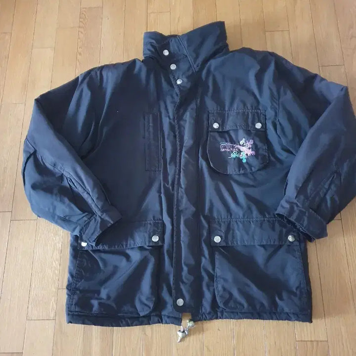 [BUNJANG] FILA Navy Windbreaker Jumper Size 105 / 휠라 FILA 네이비 바람막이 점퍼105