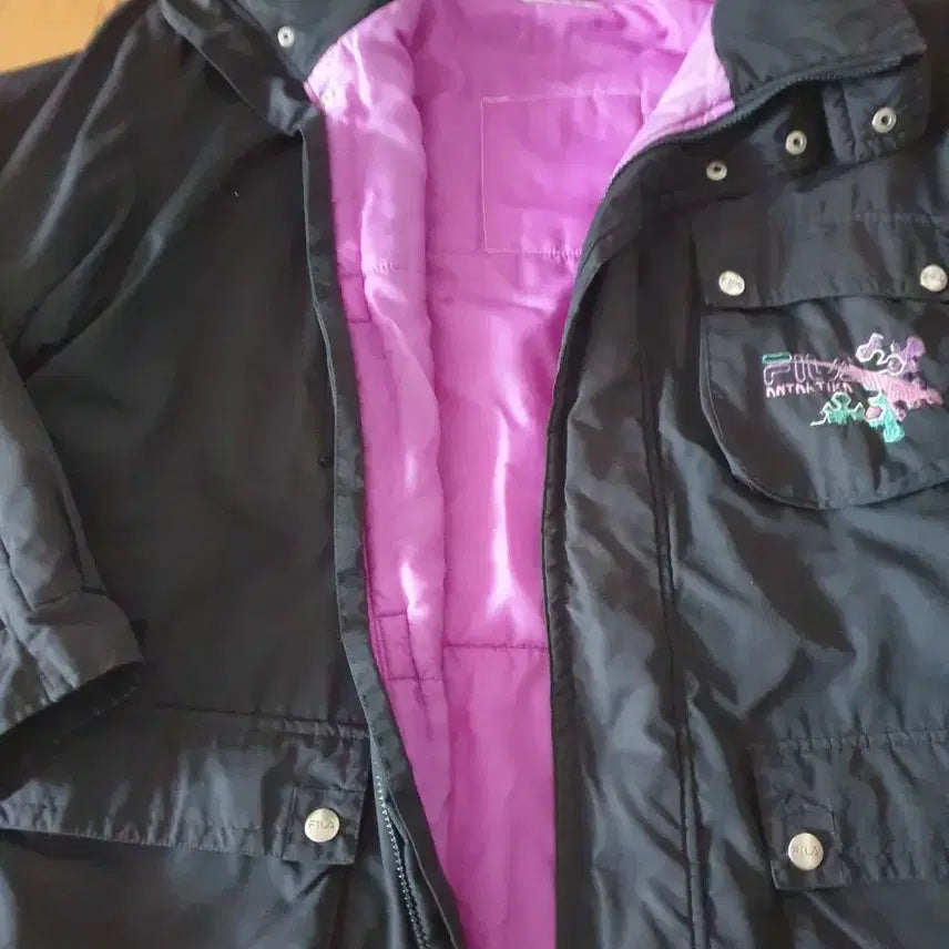 [BUNJANG] FILA Navy Windbreaker Jumper Size 105 / 휠라 FILA 네이비 바람막이 점퍼105