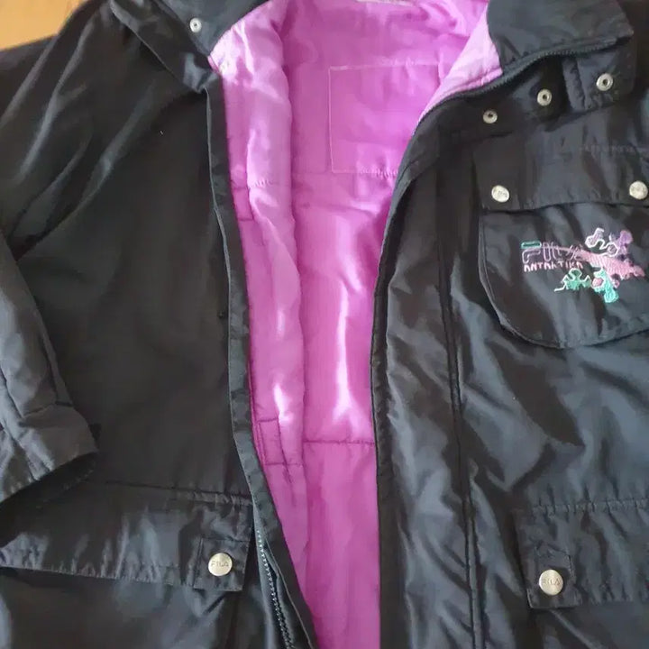 [BUNJANG] FILA Navy Windbreaker Jumper Size 105 / 휠라 FILA 네이비 바람막이 점퍼105