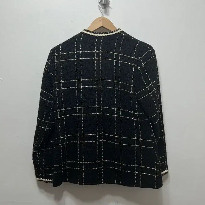 [BUNJANG] KARRA Tweed Check Jacket Black / KARRA 트위드 체크 자켓 블랙 55/66
