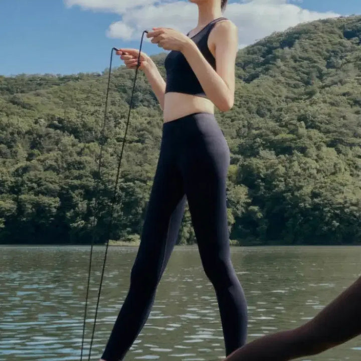 [BUNJANG] TOPTEN Balance 9-Part Leggings Black XL / 탑텐 밸런스 9부 레깅스 블랙 XL 새상품