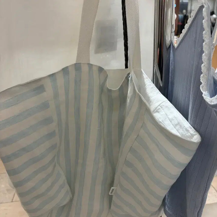 [SOLD OUT] 타낫 스트라이프 캔버스 백 가방 tannat stripe bag