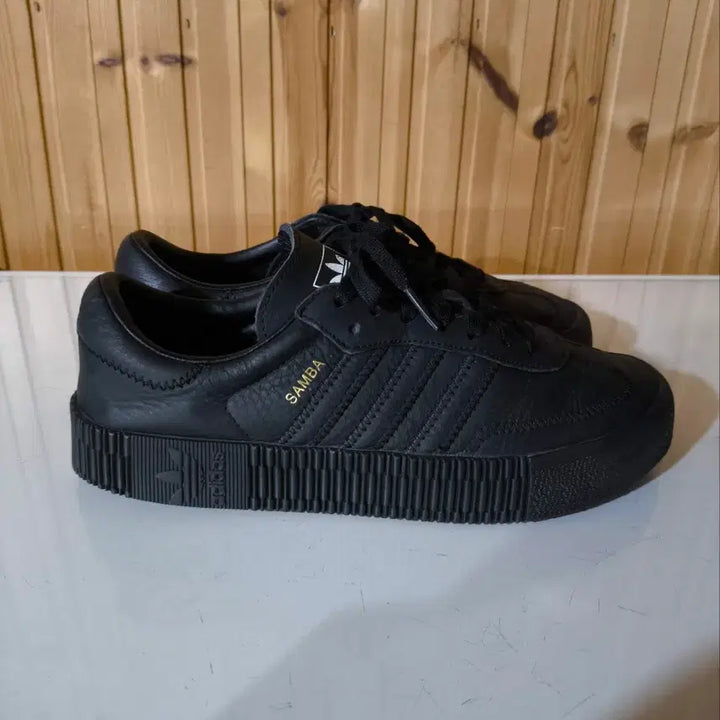 [BUNJANG] Adidas Samba Rose Black Platform Sneakers / 240mm 아디다스 삼바로즈 블랙 플랫폼 스니커즈