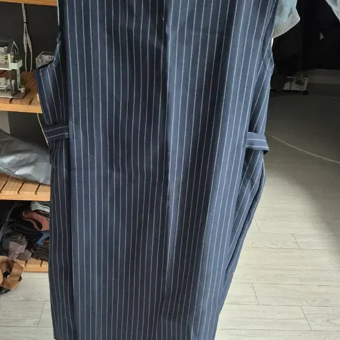 [BUNJANG] Striped Sleeveless Dress Navy / 스트라이프 민소매 원피스 네이비